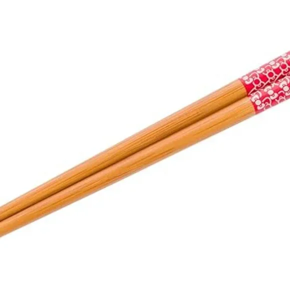 Silver Buffalo Sanrio Hello Kitty Red and White Bow Ceramic Sushi Set - Picture 6 of 7